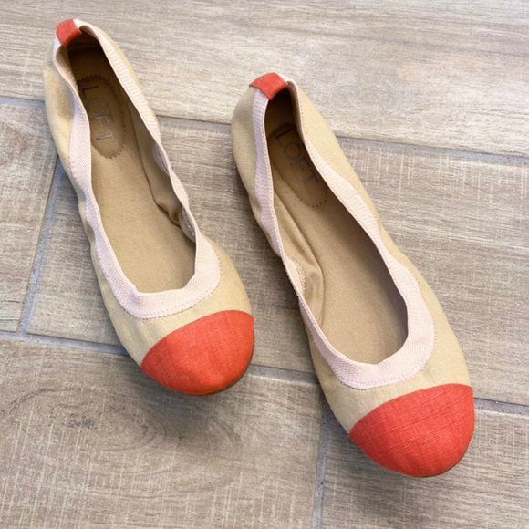 Ann Taylor LOFT Color Block Ballet Flats - Picture 8 of 10